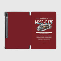 Thumbnail for M250-B17F design on dark red samsung tablet tablet case