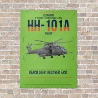Thumbnail for Leonardo HH-101A Caesar vertical canvas print - no frame - light green background