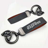 Thumbnail for Air India Express Horseshoe Buckle key chain in gray