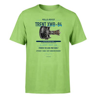 Thumbnail for TRENT XWB-84 design on light green single side