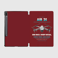 Thumbnail for DJI Air 2S design on dark red samsung tablet tablet case