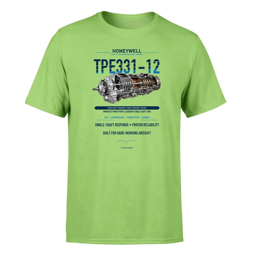 TPE331-12 design on light green single side