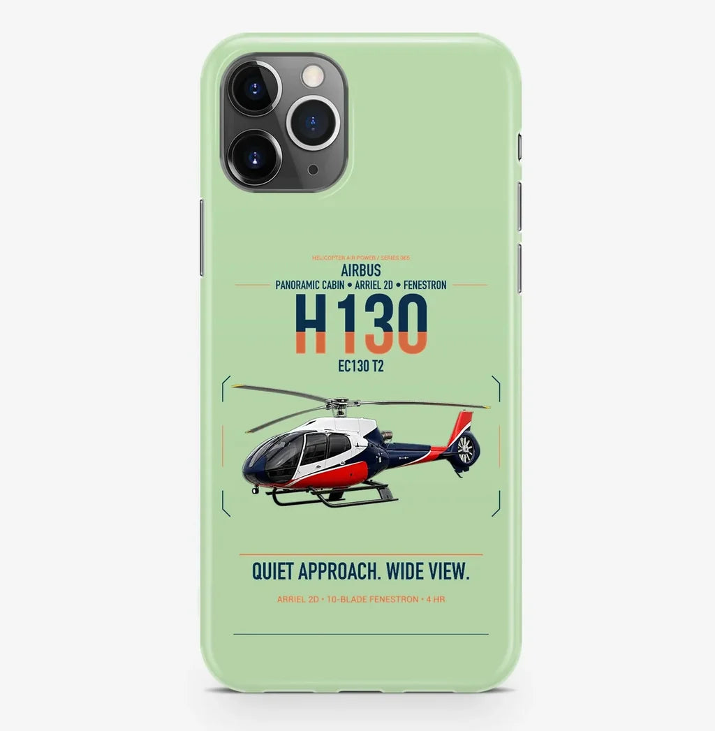 Airbus H130 design on light green magsafe iphone case, for iPhone Pro Max