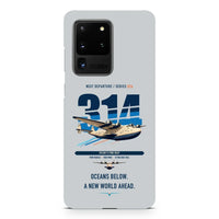Thumbnail for Boeing 314 Clipper design on samsung case - light gray