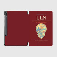 Thumbnail for Chinggis Khaan International Airport (ULN) design on dark red samsung tablet tablet case