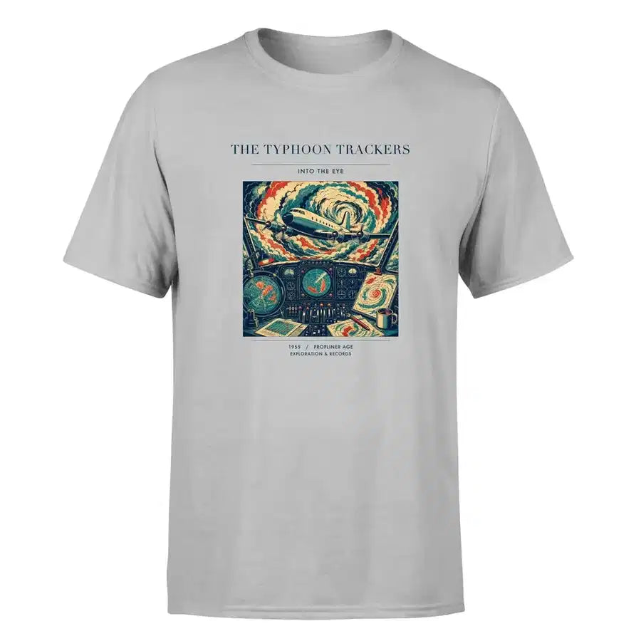 VINTAGE G4091 - The Typhoon Trackers - Premium T-Shirt design on lightgray premium t shirt