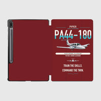 Thumbnail for Piper PA-44-180 Seminole design on dark red samsung tablet tablet case