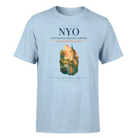 Thumbnail for Stockholm Skavsta Airport (NYO) T-Shirt single-side front print in Light Blue | stockholm-skavsta-airport-nyo-double-side-t-shirt