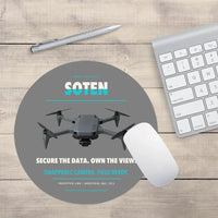Thumbnail for ACSL SOTEN design on gray round mouse pad
