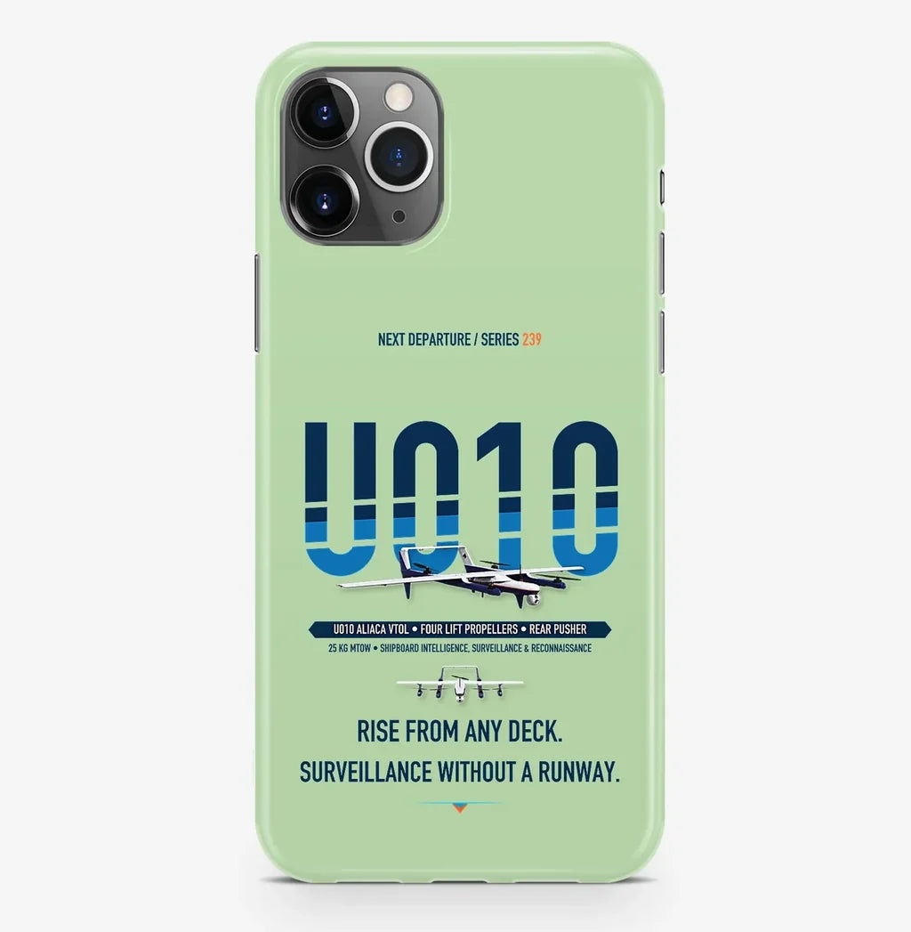 Airbus U010 Aliaca VTOL Case ProMax design on light green iphone case promax