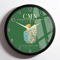 Thumbnail for Casablanca Mohammed V International Airport CMN Wall-Clock Framed - Green