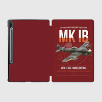 Thumbnail for Hawker Typhoon Mk IB design on dark red samsung tablet tablet case