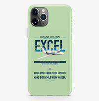 Thumbnail for Cessna Citation Excel design on light green magsafe iphone case, for iPhone Pro Max
