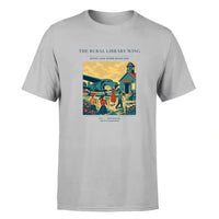 Thumbnail for VINTAGE G4392 - The Rural Library Wing - Premium T-Shirt design on lightgray premium t shirt