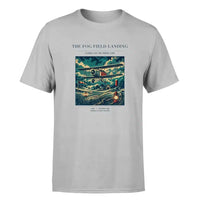 Thumbnail for VINTAGE G4150 - The Fog Field Landing - Premium T-Shirt design on lightgray premium t shirt