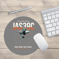 Thumbnail for Saab JAS 39C Gripen design on gray round mouse pad