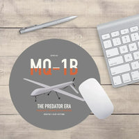 Thumbnail for MQ-1B Predator design on gray round mouse pad
