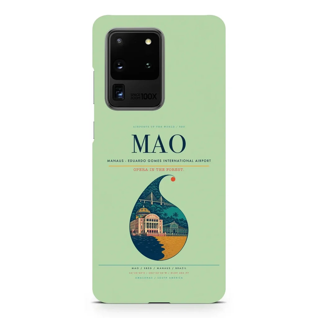 Manaus - Eduardo Gomes International Airport MAO Samsung Case - Light Green