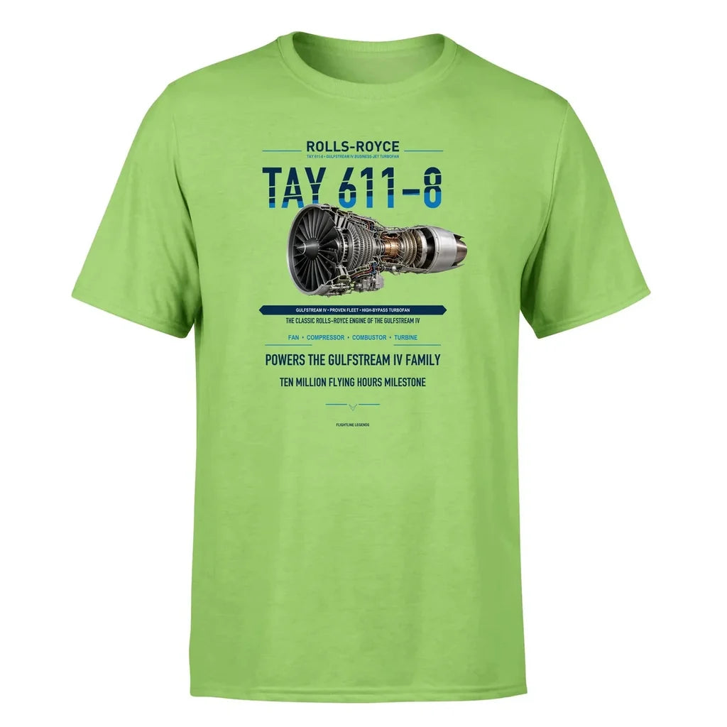 TAY 611-8 design on light green single side