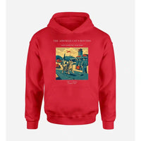 Thumbnail for VINTAGE G4456 - The Airfield Cat's Rounds - Premium Hoodie design on red premium
