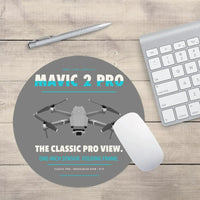Thumbnail for DJI Mavic 2 Pro design on gray round mouse pad