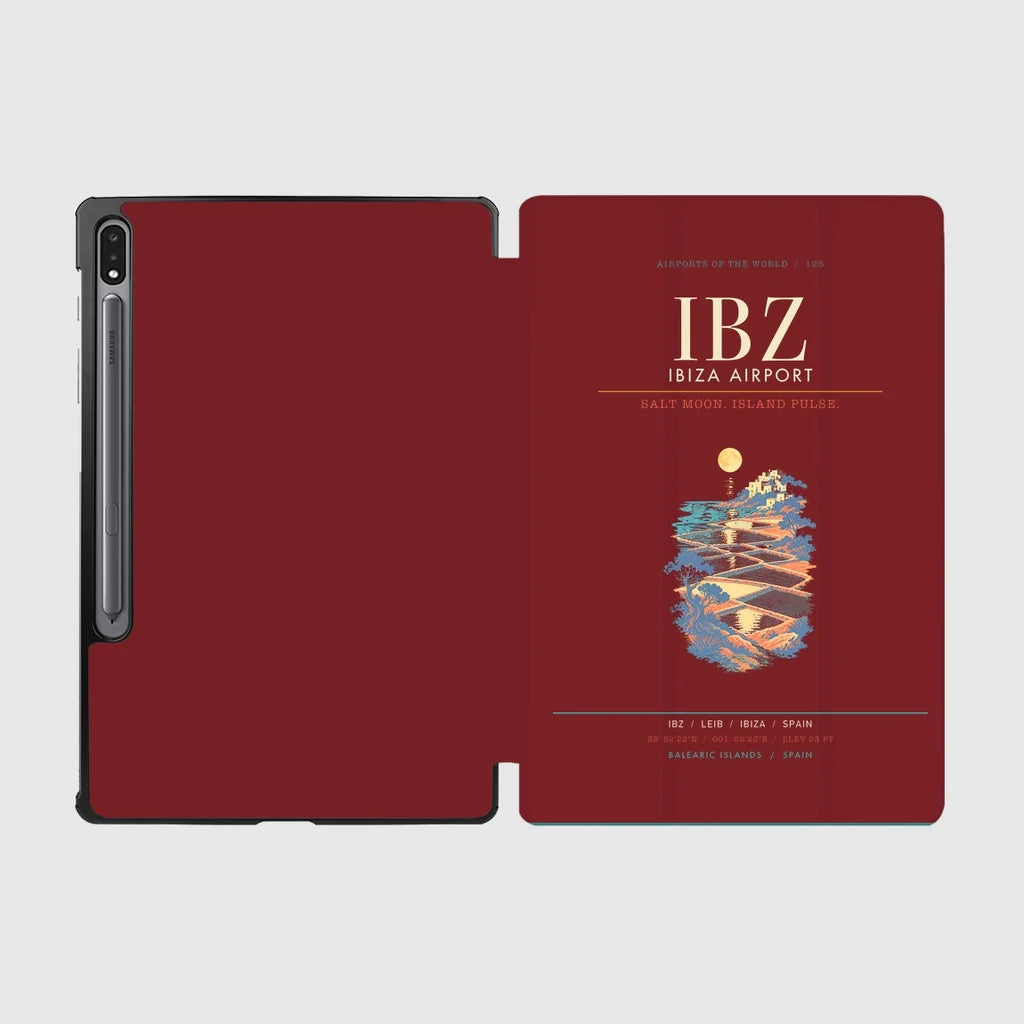 Ibiza Airport IBZ - Ses Salines Moon-Tide Loom - Dark Red