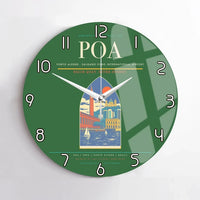 Thumbnail for Porto Alegre - Salgado Filho International Airport POA Wall-Clock No-Frame - Green