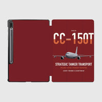 Thumbnail for Airbus CC-150T Polaris design on dark red samsung tablet tablet case