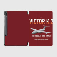 Thumbnail for Handley Page Victor K.2 design on dark red samsung tablet tablet case