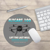 Thumbnail for DJI FlyCart 100 design on gray round mouse pad