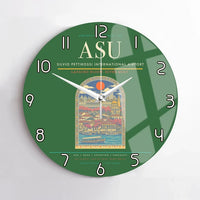 Thumbnail for Silvio Pettirossi International Airport ASU Wall-Clock No-Frame - Green