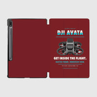 Thumbnail for DJI Avata design on dark red samsung tablet tablet case