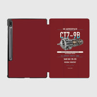 Thumbnail for CT7-9B design on dark red samsung tablet tablet case
