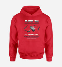 Thumbnail for DJI Mavic 3 Multispectral design on red hoodie single side