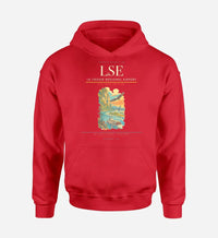 Thumbnail for La Crosse Regional Airport (LSE) design on red hoodie single-side print