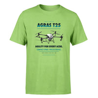Thumbnail for DJI Agras T25 design on light green single side