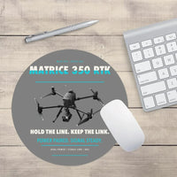 Thumbnail for DJI Matrice 350 RTK design on gray round mouse pad