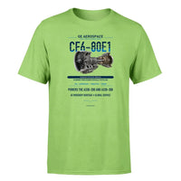 Thumbnail for CF6-80E1 design on light green single side