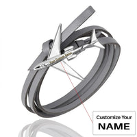 Thumbnail for Customisable Leather Rope Bracelet - view 17