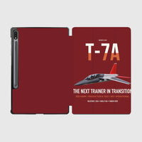 Thumbnail for T-7A Red Hawk design on dark red samsung tablet tablet case