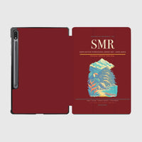 Thumbnail for Simón Bolívar International Airport (SMR) design on dark red samsung tablet tablet case