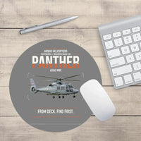 Thumbnail for Airbus Helicopters AS565 MBe Panther design on gray round mouse pad