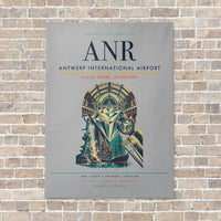 Thumbnail for Antwerp International Airport ANR - Canvas No Frame - Light Gray