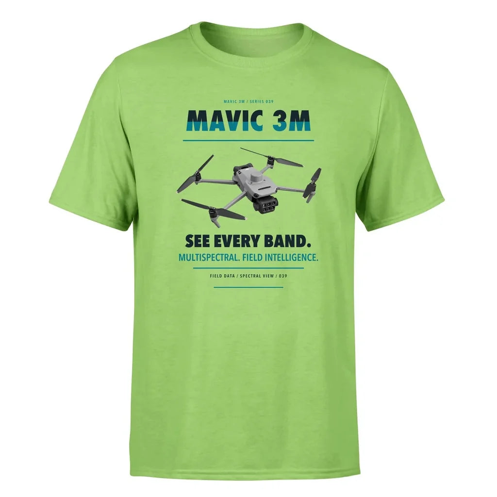 DJI Mavic 3 Multispectral design on light green single side