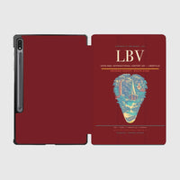 Thumbnail for Leon-Mba International Airport (LBV) design on dark red samsung tablet tablet case