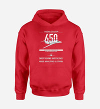 Thumbnail for Cessna Citation 650 - Citation III design on red double-side hoodie, single-side print