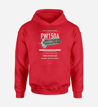 Thumbnail for PW150A design on red hoodie single side