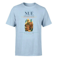 Thumbnail for Nuremberg Airport (NUE) T-Shirt single-side front print in Light Blue | nuremberg-airport-nue-double-side-t-shirt