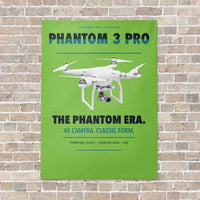 Thumbnail for DJI Phantom 3 Professional vertical canvas print - no frame - light green background