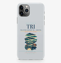 Thumbnail for Bristol Airport (TRI) design on light gray iPhone 16 Pro MagSafe case